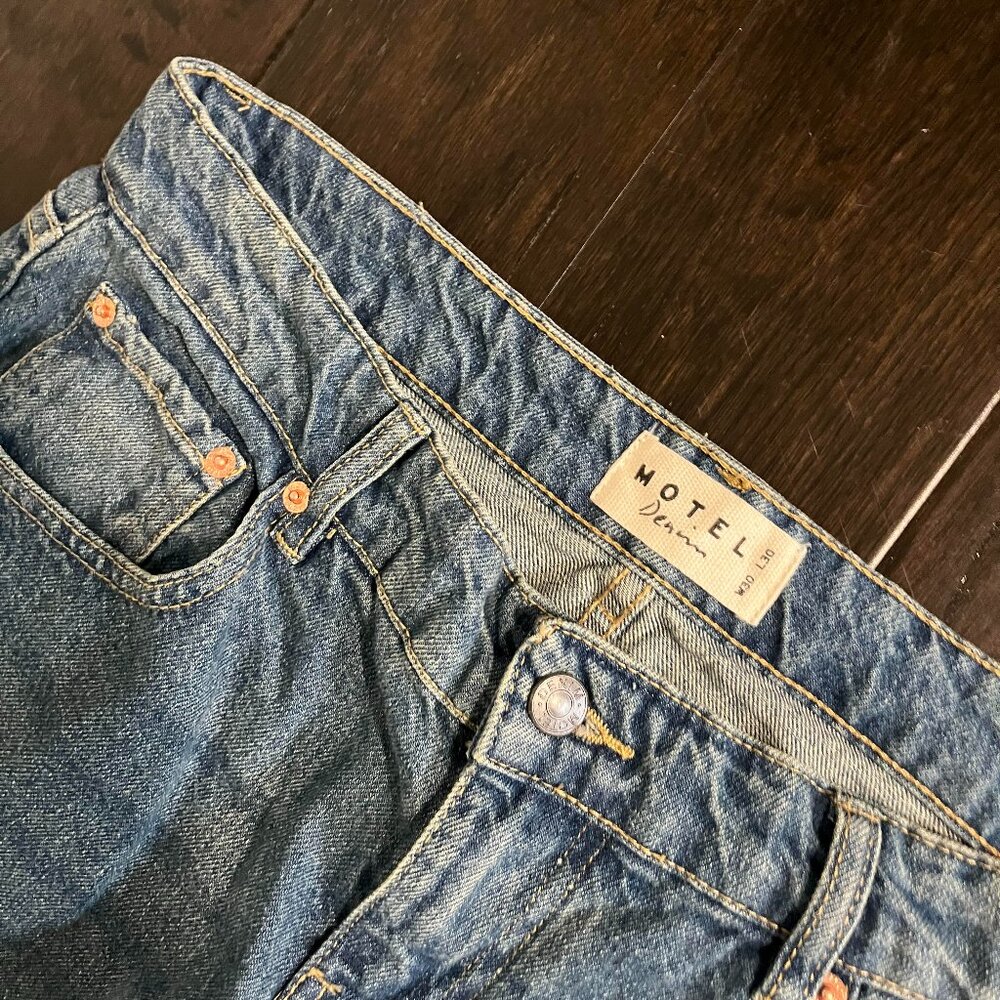 Motel Rocks Low Rise Parallel Jeans - Picture 4 of 4